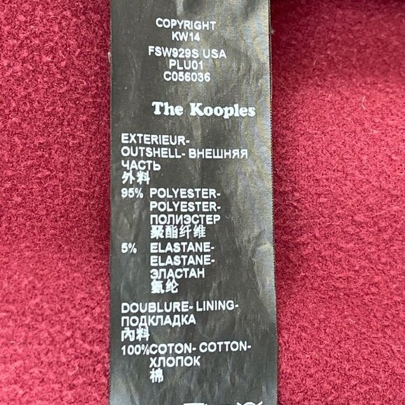 The kooples zip up hoodie small - Picture 7 of 8